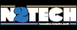 N2TECH logo featuring a blue number 2 with tagline Conversations. Connection. Growth.